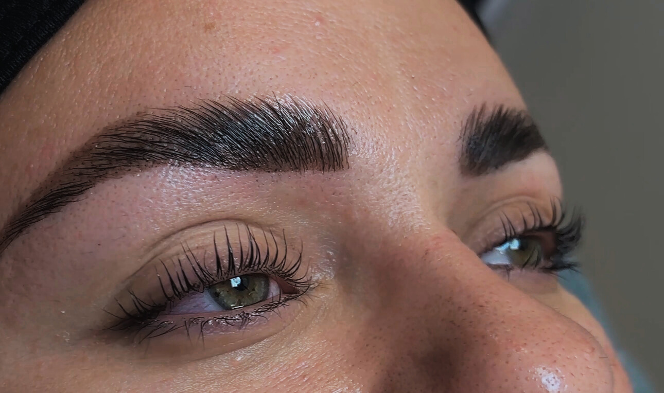 Brow Lamination and Tint
